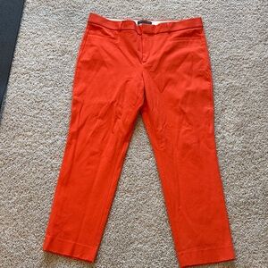 Banana Republic Women’s Bright Orange Sloan Pants